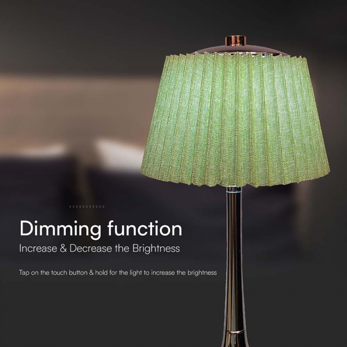 LAMPA LED MASA 1.5W 3IN1 DIMABIL - VERDE/CROM [7]