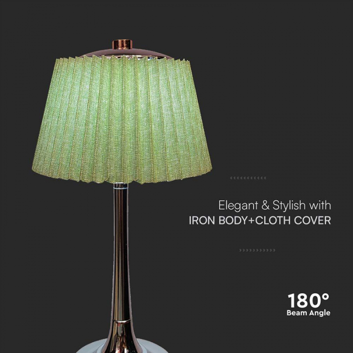 LAMPA LED MASA 1.5W 3IN1 DIMABIL - VERDE/CROM [6]