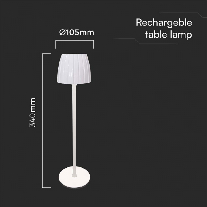 LAMPA LED MASA 2.7W 3IN1 DIMABIL - ALB [5]