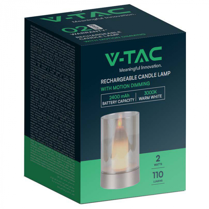 Lampa led model lumanare 3000k - auriu V-tac [3]