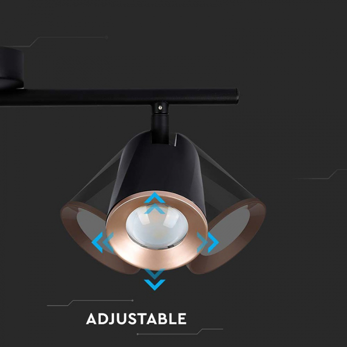 LAMPA LED MONTAJ PERETE 18W 4000K ALB NEUTRU, NEGRU [6]