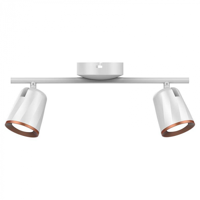 LAMPA LED MONTAJ PERETE 2X6W 4000K ALB NEUTRU - ALB [2]