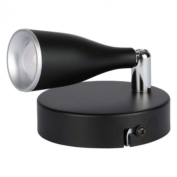 LAMPA LED MONTAJ PERETE 4.5W 4000K ALB NEUTRU - NEGRU [2]