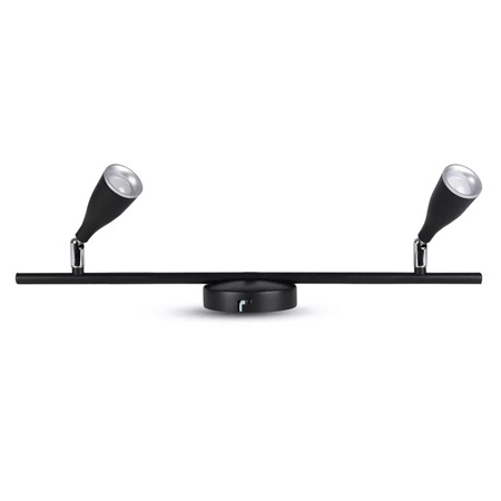 LAMPA LED MONTAJ PERETE 9W 3000K ALB CALD - NEGRU [1]