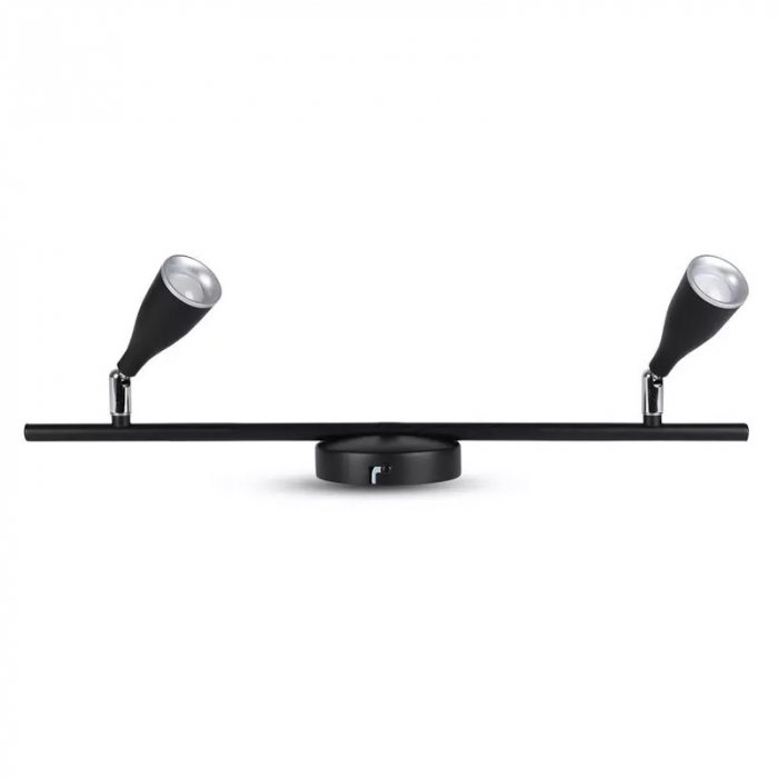 LAMPA LED MONTAJ PERETE 9W 3000K ALB CALD - NEGRU [2]