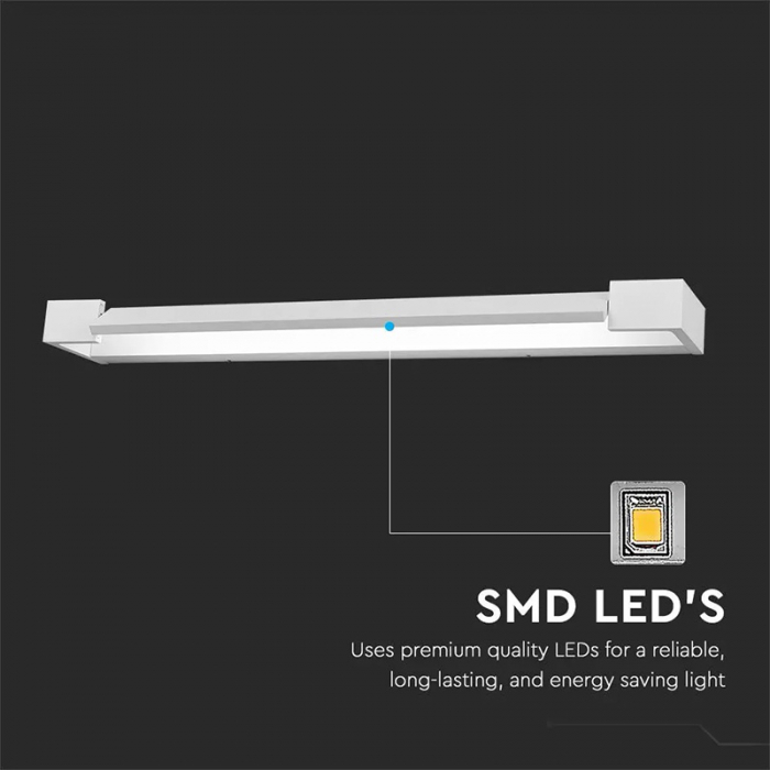 LAMPA LED MONTAJ PERETE IP44 18W 4000K ALB NEUTRU [5]