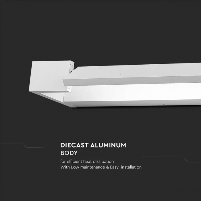 LAMPA LED MONTAJ PERETE IP44 18W 4000K ALB NEUTRU [7]