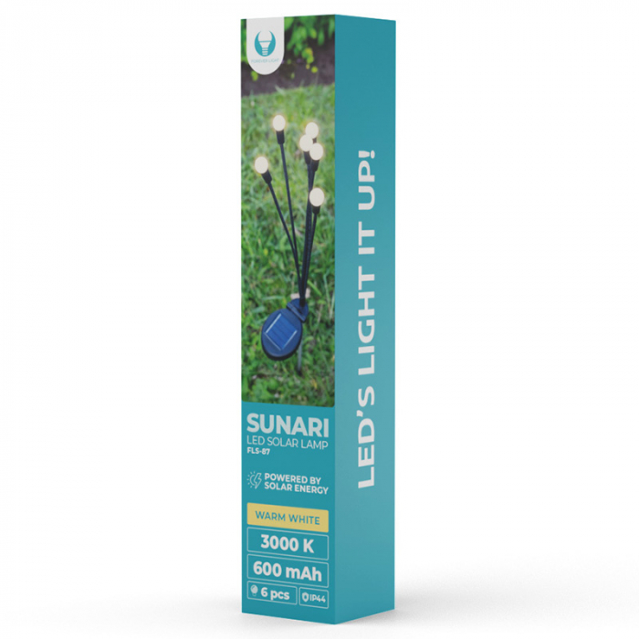 LAMPA LED PENTRU GRADINA CU INCARCARE SOLARA 3000K [3]