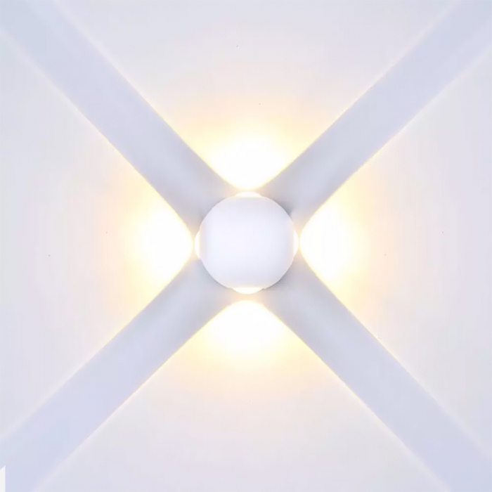 Lampa LED perete, 4W, IP65, 3000K, alb cald, V-TAC 8551 [6]