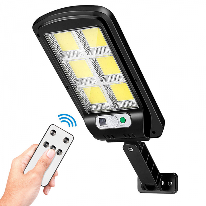 LAMPA LED SOLAR 10W 6000K + TELECOMANDA [6]