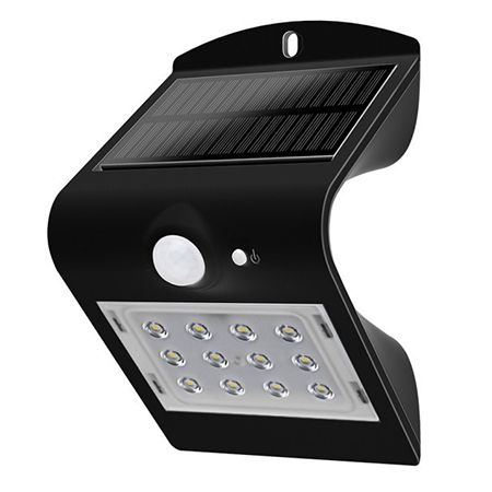 LAMPA LED SOLARA 1.5W 4000K ALB NEUTRU - NEGRU [1]