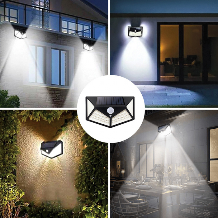 LAMPA LED SOLARA 6W CU SENZOR DE MISCARE 6000K [6]