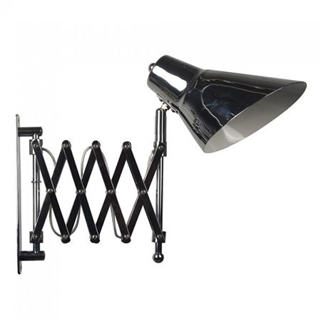 LAMPA MONTAJ PERETE CU BRAT AJUSTABIL E27 - CROM [1]