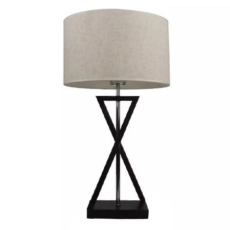 LAMPA NOPTIERA E27 ABAJUR IVORY - ROTUND [1]