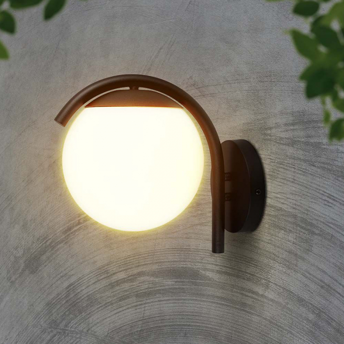 LAMPA PERETE CU SOCLU E27 IP44 - NEGRU MAT [7]