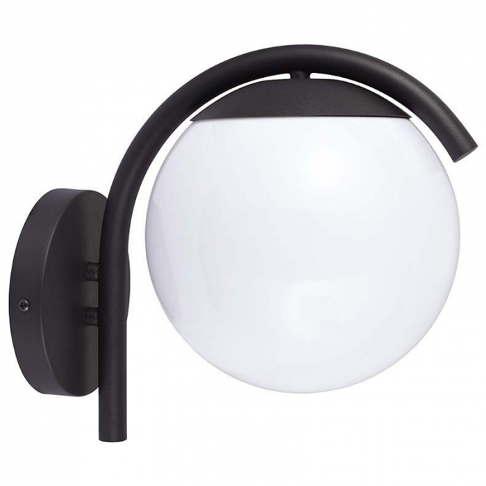 LAMPA PERETE CU SOCLU E27 IP44 - NEGRU MAT [2]