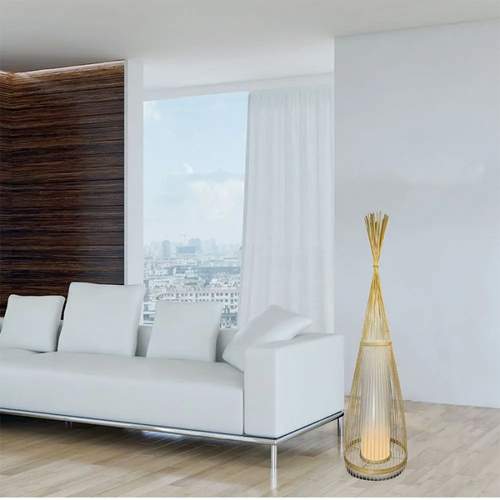 LAMPA PODEA DIN RATTAN SOCLU E27 100CM [5]