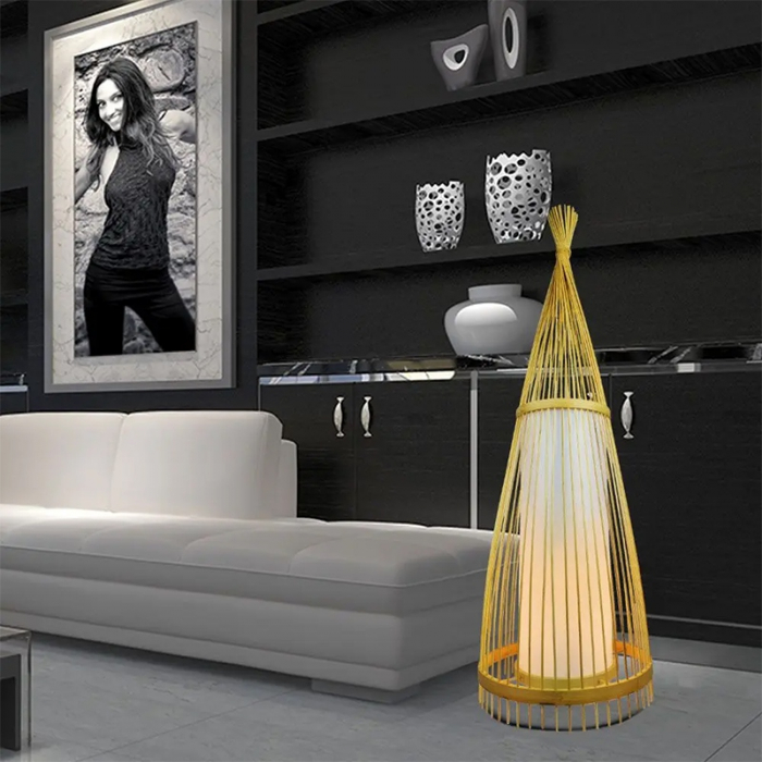 LAMPA PODEA DIN RATTAN SOCLU E27 150CM [6]