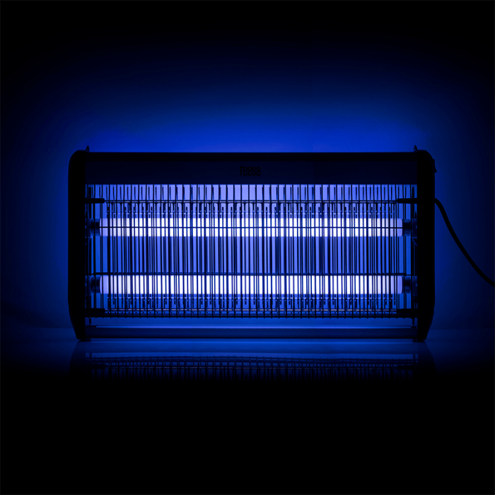 Lampa electrica UV, Aparat anti tantari, anti muste, anti insecte, 2X15W, 100m2 TEESA TSA0216 [7]