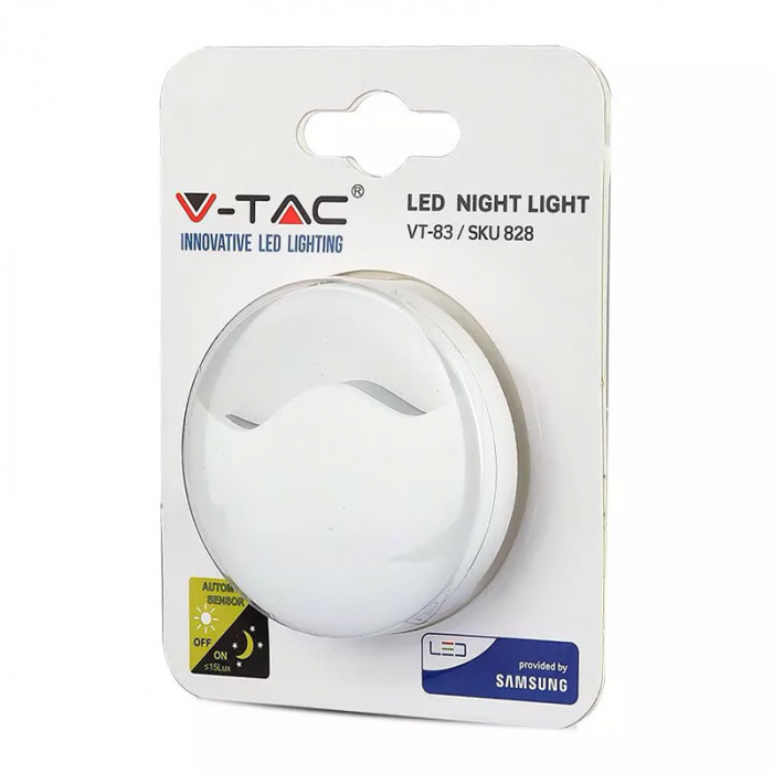 LAMPA VEGHE ROTUNDA CU SENZOR LUMINA 3000K ALB CALD, CIP SAMSUNG [7]