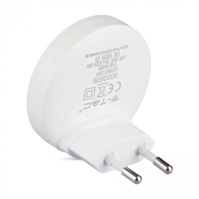 LAMPA VEGHE ROTUNDA CU SENZOR LUMINA 3000K ALB CALD, CIP SAMSUNG [4]