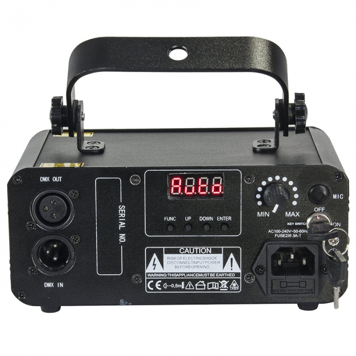 Laser cu lumina verde grafic 60mw dmx - Ibiza Light [3]