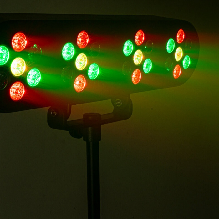 LED Bar RGBW 4x7x1W cu trepied – Iluminare puternică și efecte de culoare pentru evenimente [9]
