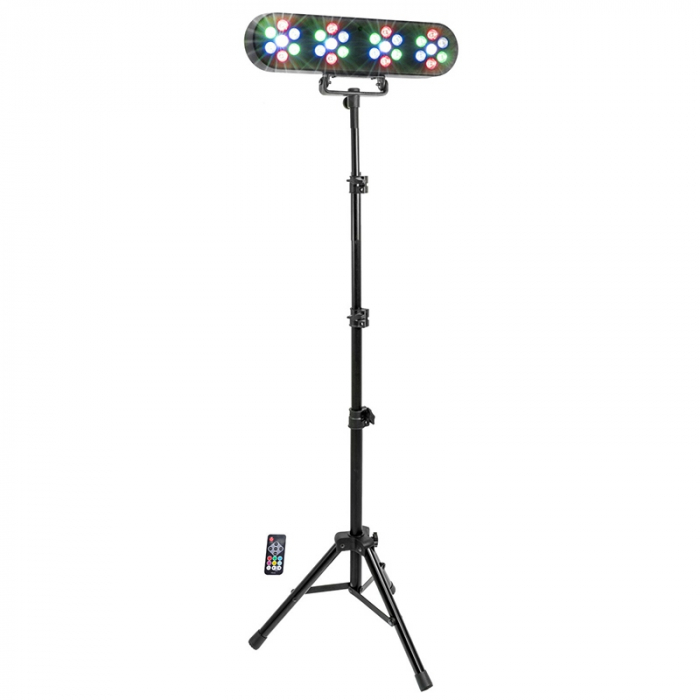 LED Bar RGBW 4x7x1W cu trepied – Iluminare puternică și efecte de culoare pentru evenimente [2]