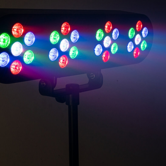 LED Bar RGBW 4x7x1W cu trepied – Iluminare puternică și efecte de culoare pentru evenimente [7]