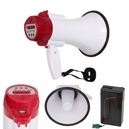 MEGAFON 20W CU USB INREGISTRARE + ACUMULATOR [1]