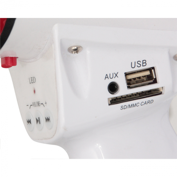 MEGAFON 35W USB INREGISTRARE + ACUMULATOR + SIRENA [4]