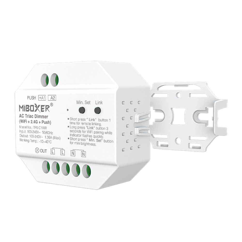 MiBoxer TRI-C1WR AC Triac Dimmer MAX 300W (WiFi+2.4G+Push) [2]