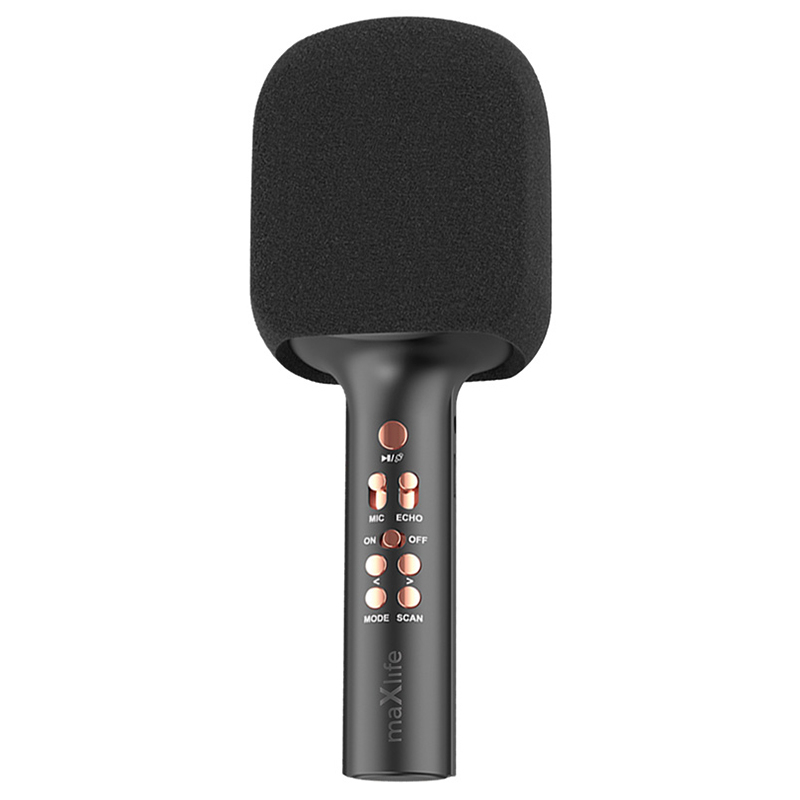 MICROFON KARAOKE CU DIFUZOR INCORPORAT - NEGRU [2]