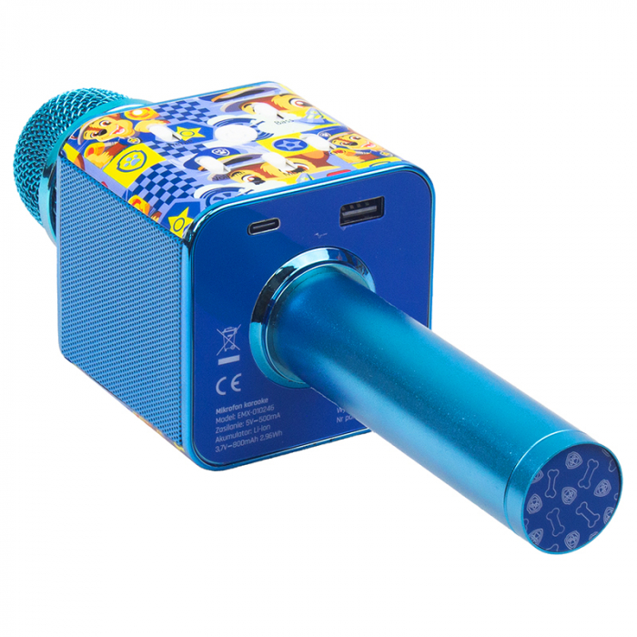 MICROFON KARAOKE PAW PATROL - ALBASTRU [6]