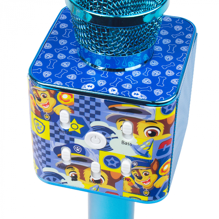 MICROFON KARAOKE PAW PATROL - ALBASTRU [7]