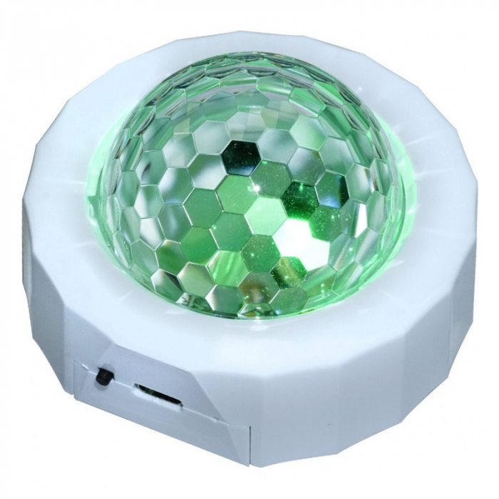 Mini Astro LED RGB 3x1W – Efecte colorate pentru evenimente și iluminare dinamică [3]