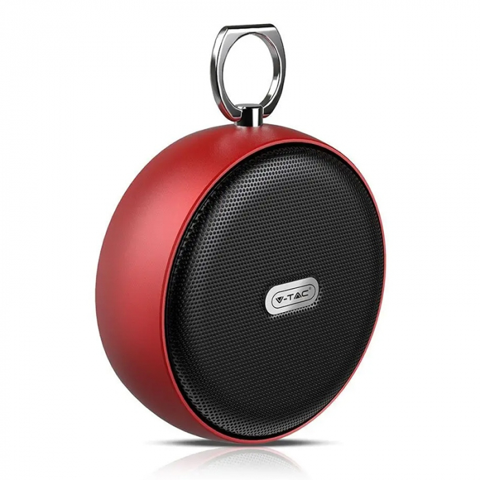 MINI BOXA BLUETOOTH PORTABILA 4W - ROSU [2]