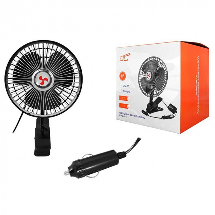 MINI VENTILATOR PENTRU MASINA 12V 6''/15CM [4]