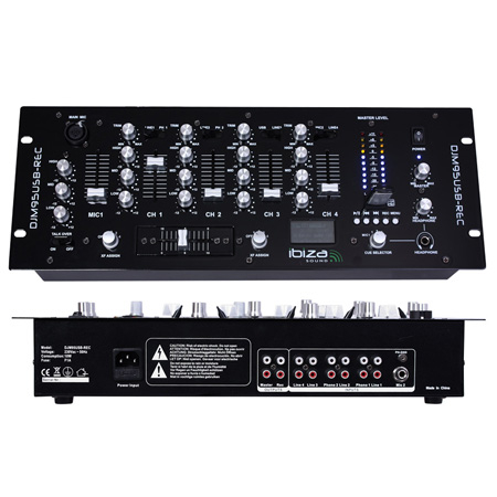 MIXER 19" 4 CANALE CU USB + REC [1]