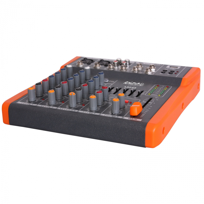 MIXER 4 CANALE CU EGALIZATOR, EFECTE SI USB [2]
