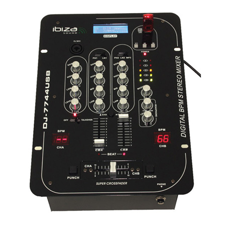 MIXER 5 CANALE CU BPM DIGITAL SI USB/SD [1]