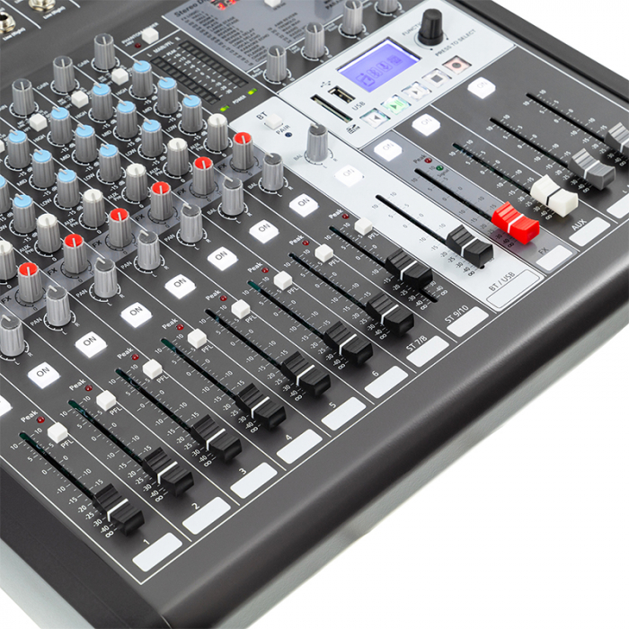 MIXER DIGITAL 10 CANALE 48V BT/USB/SD [8]