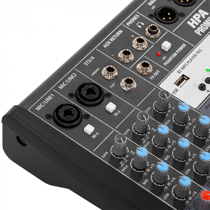 MIXER DIGITAL 4 CANALE 48V BT/USB/SD [7]