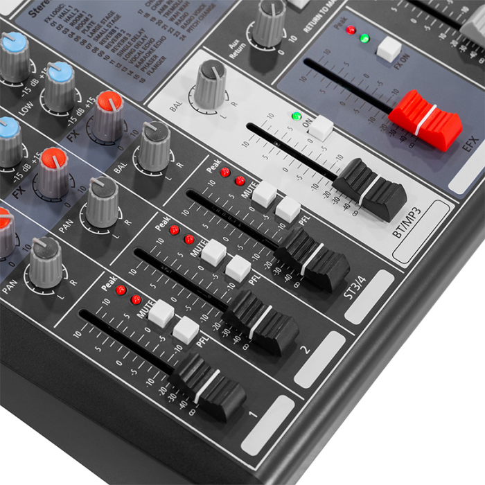 MIXER DIGITAL 4 CANALE 48V BT/USB/SD [8]
