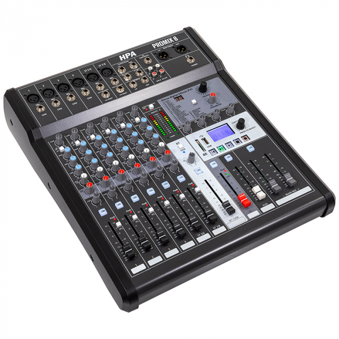 MIXER DIGITAL 8 CANALE 48V BT/USB/SD [2]
