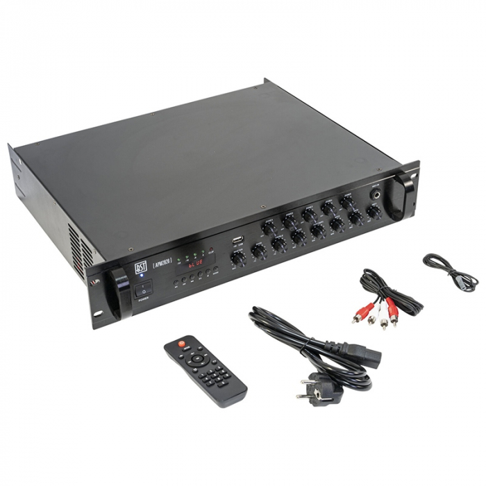 MIXER PA AMPLIFICAT 100V 240W 5 ZONE CU USB/BLUETOOTH/SD/FM [5]