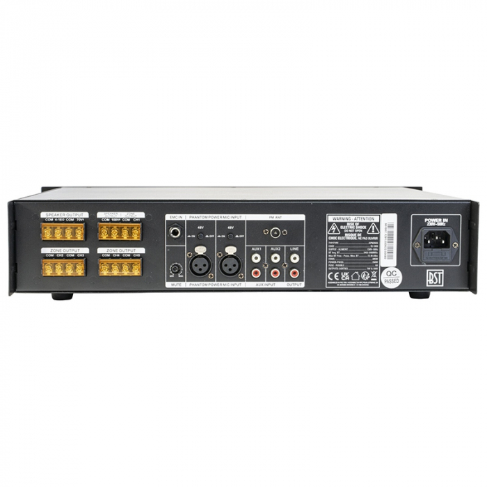 MIXER PA AMPLIFICAT 100V 350W 5 ZONE CU USB/BLUETOOTH/SD/FM [3]