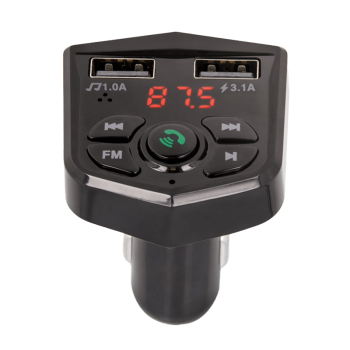 MODULATOR FM CU BLUETOOTH + 2USB [2]