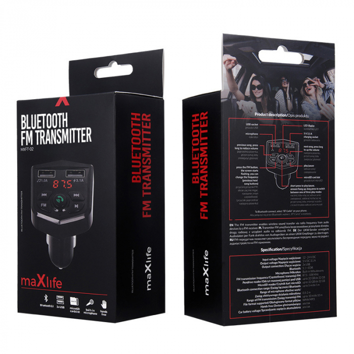 MODULATOR FM CU BLUETOOTH + 2USB [3]