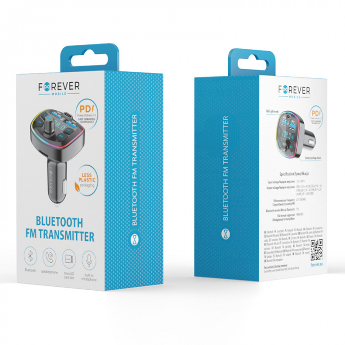 MODULATOR FM CU BLUETOOTH CU 2XUSB 1A - 3.1A + USB C 20W [4]